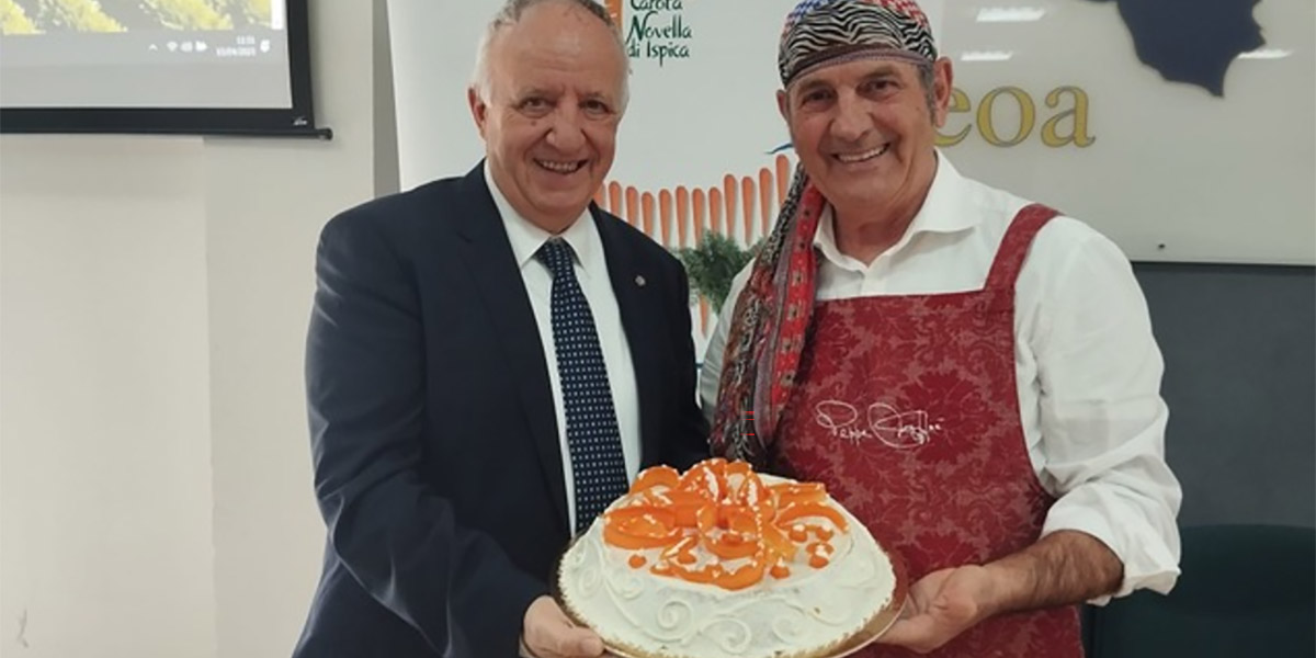 La Carota Novella di Ispica IGP protagonista nei piatti dello chef Peppe Giuffrè